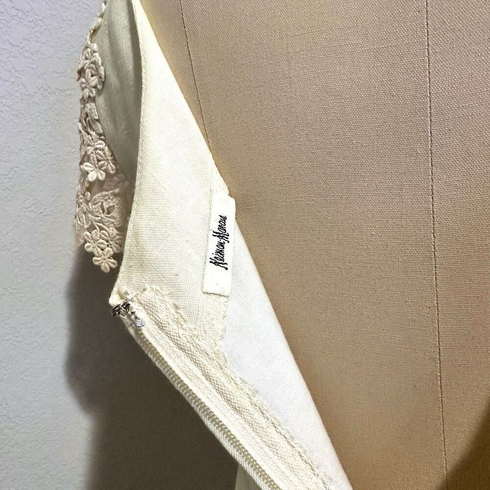 Vtg 70s House of Bianchi Empire Waist Maxi Dress XS Prairie Romantic Edwardian - Picture 12 of 12